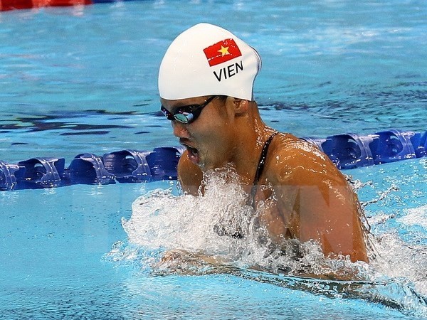  La nageuse Anh Viên est l'un des 23 sportifs qui participeront aux Jeux Olympiques de Rio 2016. Photo: VNA.