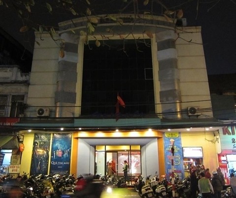 Le cinéma Dân Chu a dû fermer il y a quelques mois. Photo: CTV/CVN.