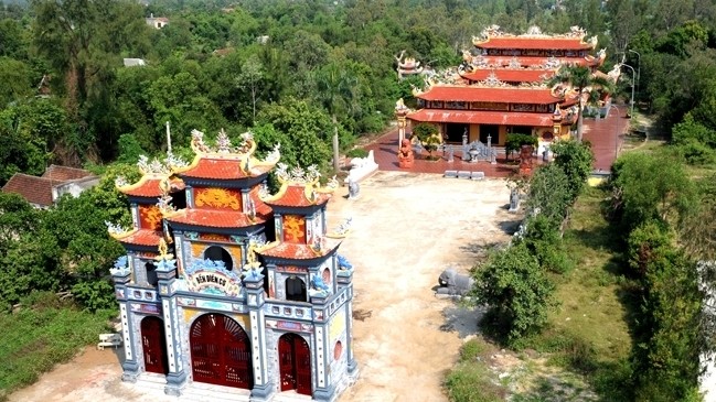 Le temple de Diên Co, dans la commune de Nghi Truong, district de Nghi Lôc, province de Nghê An. Photo: NDEL.