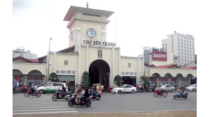Le marché Bên Thành, symbole de Hô Chi Minh-Ville. Photo d'illustration: Hà Phuong/ NDEL.