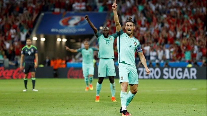 La joie des joueurs portugais. Photo: Reuters.