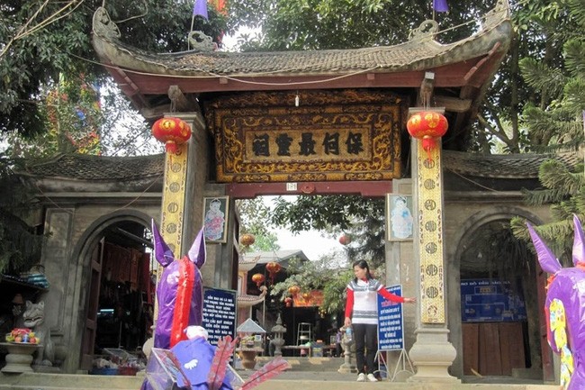 Le temple de Bao Hà. Photo: VTV.