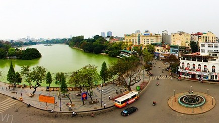Dans la capitale Hanoi, une série d’événements festifs se tiendront en particulier près du lac Hoàn Kiêm. Photo: CPV.