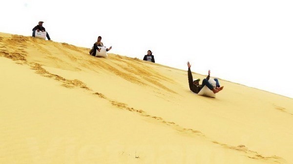 Les dunes de sable à Binh Thuân. Photo: VNA.