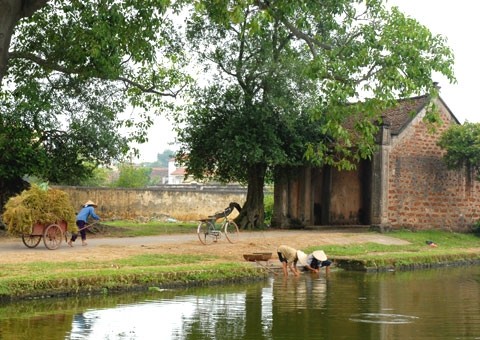 Duong Lâm garde complètement des éléments d’un village traditionnel typique du Nord du Vietnam