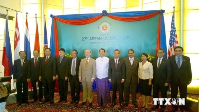 Les officiels de haut rang de l'ASEAN aux conférences SOM entre l'ASEAN et ses partenaires du 7 au 10 juin à Rangoon (Myanmar). Photo: VNA