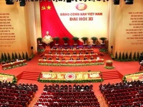 Le XIe Congrès du Parti Communiste du Vietnam en 2011. 