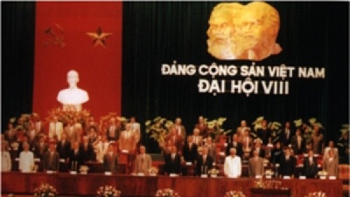 Le 8e Congrès du Parti Communiste du Vietnam en 1996. Photo: VOV.