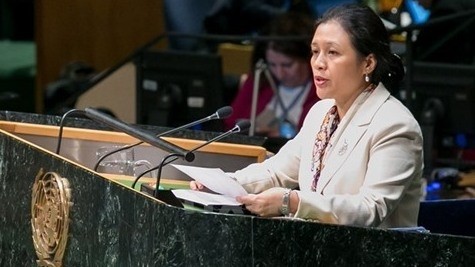 L'Ambassadrice Nguyên Phuong Nga, chef de la Délégation permanente du Vietnam auprès de l’ONU. Photo: VNA.