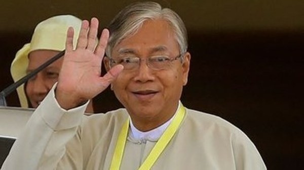 Le Président birman, Htin Kyaw. Photo: VNA.
