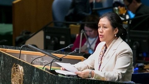 L’ambassadrice Nguyên Phuong Nga, cheffe de la de la Représentation permanente du Vietnam auprès de l’ONU. Photo: VNA/CVN