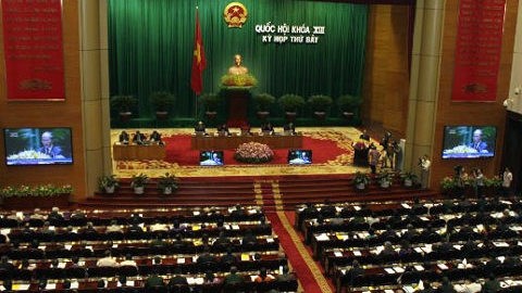 La 7e session de l'Assemblée nationale, XIIIe législature. Photo: VOV