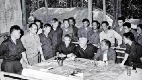  Le commandement de la campagne Hô Chi Minh. Photo d'archives.