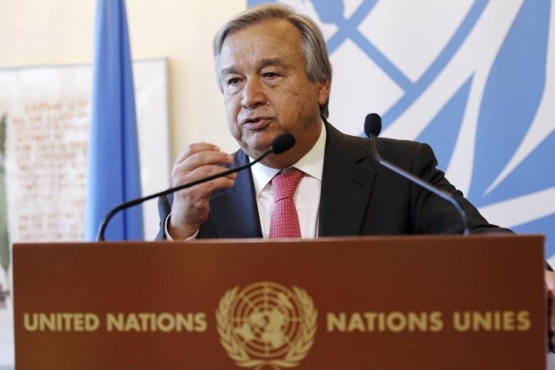 Le nouveau Secrétaire général de l'ONU, Antonio Guterres. Photo: Reuters.