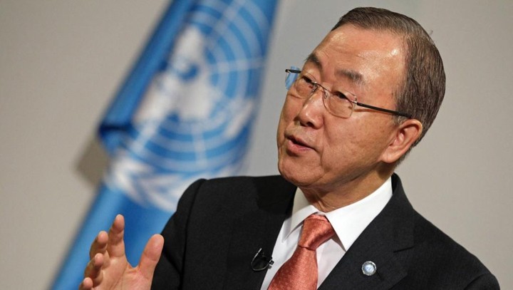 L’ex-secrétaire général de l’ONU Ban Ki-moon. Photo: REUTERS.