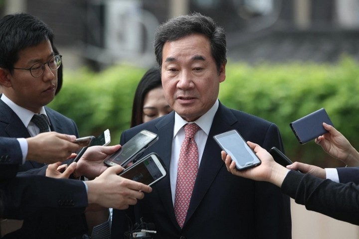 M. Lee Nak-yon a été nommé Premier ministre sud-coréen par le Président Moon Jae-in. Photo: EPA.