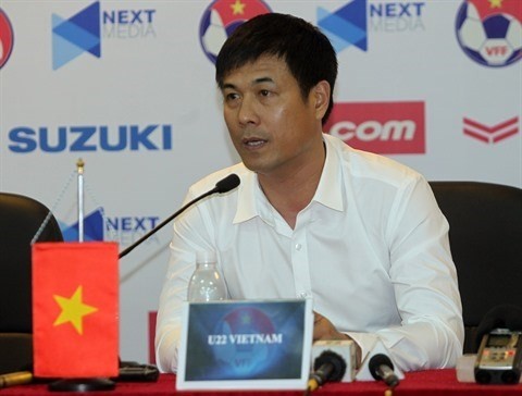 Le sélectionneur de l’équipe nationale, Nguyên Huu Thang, le 13 mai à Hanoï. Photo: VNA.