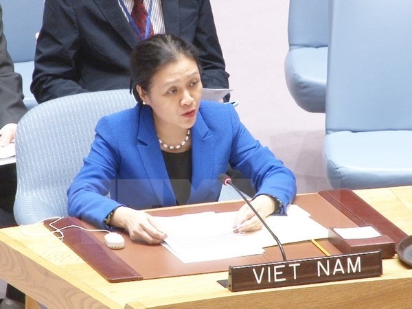 L'Ambassadrice Nguyên Phuong Nga, représentante en chef de la Mission permanente du Vietnam auprès de l'ONU. Photo: VNA.