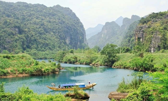 La beauté du parc national Phong Nha-Ke Bàng. Photo: VGP.