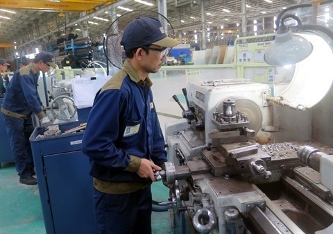 Une usine d'ingénierie mécanique dans la zone économique ouverte de Chu Lai, province centrale de Quang Nam. Photo: VNA/CVN.