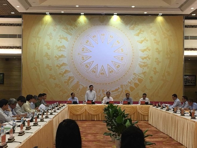 Vue générale de la 8ème session plénière du Comité national de l’APEC-2017, le 22 juin, à Hanoi. Photo: VNA.