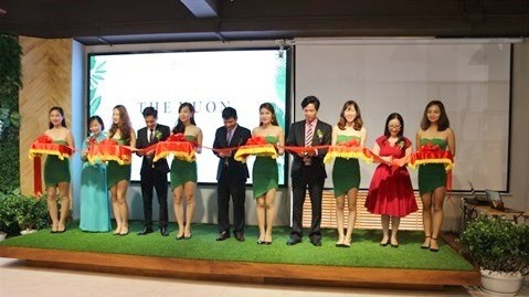 Cérémonie d'inauguration de The Vuon  - Luxury Garden Office,  le 29 juin, à Hanoï. Photo: CVN.