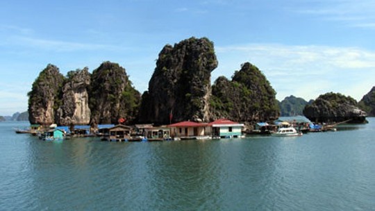 Le village de Cua Van. Photo: http://baoquangninh.com.vn.