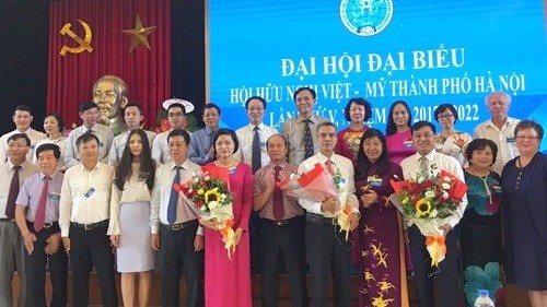Les invités au Congrès de l’Association d’Amitié Vietnam - États-Unis de Hanoi. Photo : thoidai.com.vn.