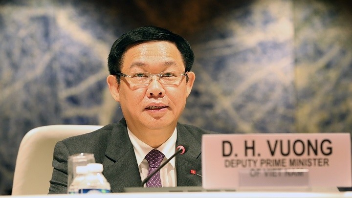 Le Vice-PM du Vietnam, Vuong Dinh Huê, lors de la 64ème session de la CNUCED. Photo : VGP.