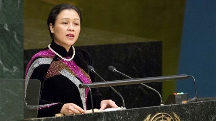 L’ambassadrice Nguyên Phuong Nga, chef de la Mission permanente du Vietnam auprès de l’ONU. Photo : VOV.