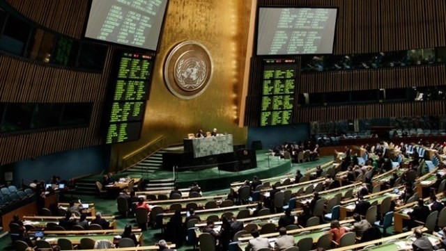 Une session de l'ONU. Photo : VNA.