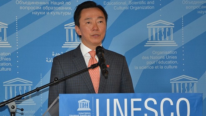 Le candidat du Vietnam au poste de directeur général de l'UNESCO, Pham Sanh Châu. Photo : VGP.