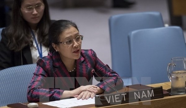 L'ambassadrice Nguyên Phuong Nga, représentante en chef de la Mission du Vietnam auprès de l’ONU. Photo: VNA. 