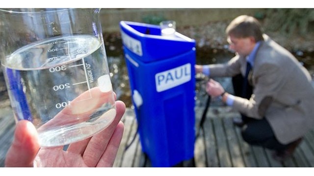L'appareils de filtration de l’eau PAUL. Photo : VNA