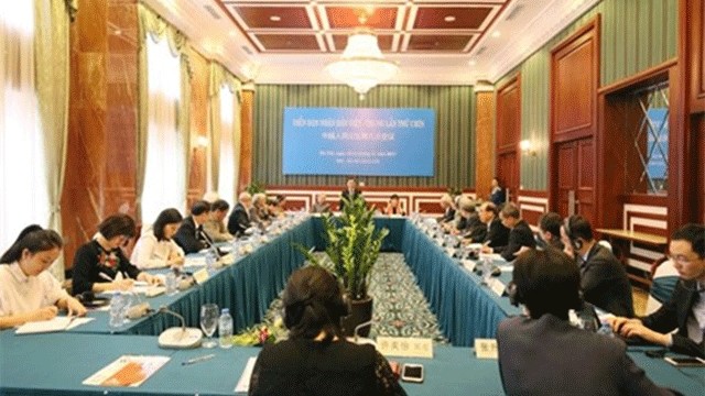 Le IXe Forum populaire Vietnam - Chine, 12 novembre, à Hanoi. Photo: VNA/CVN.