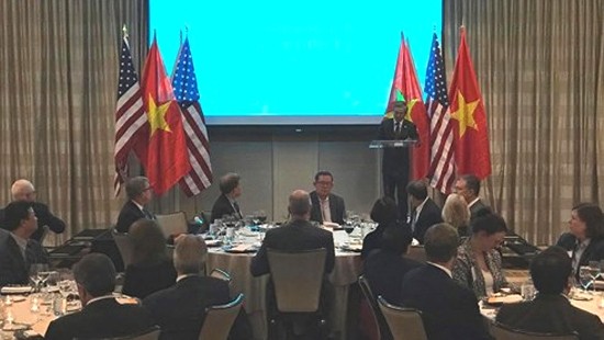 La réception en l’honneur du partenariat intégral Vietnam-États-Unis. Photo : VOV.