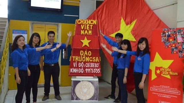 Les étudiants vietnamiens sont bien informés des évolutions de la situation en mer Orientale. Photo: VOV.