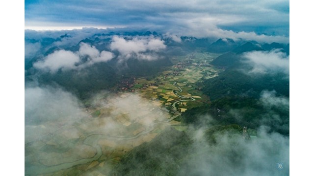 La vallée de Bac Son ans la province de Lang Son. Photo : Tôquôc