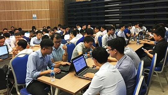 Des experts vietnamiens participent à l'exercice de sécurité informatique ASEAN - Japon 2018. Photo : http://vnreview.vn/CVN
