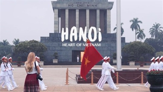 Une scène dans le film " Hanoï - Le cœur du Vietnam ".