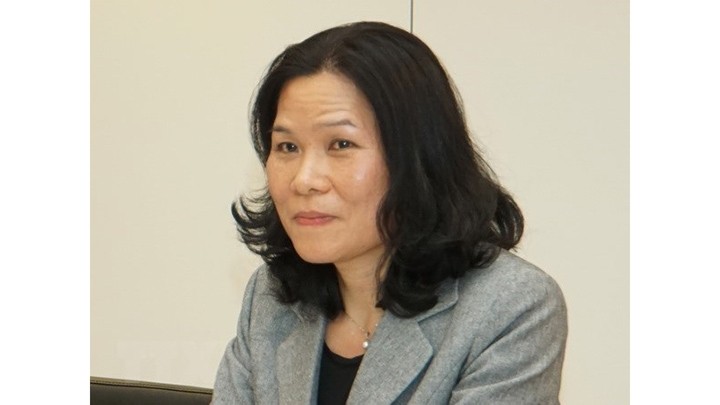 L’ambassadrice du Vietnam Ngô Thi Hoa, présidente du Comité de l’ASEAN à La Haye. Photo : VNA