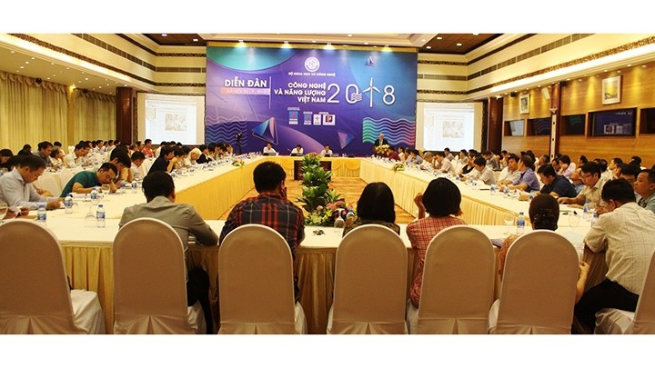 Le Forum des technologies et des énergies du Vietnam 2018 se tient à Hanoi. Photo : www.most.gov.vn