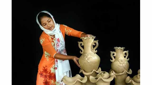 Des objets en céramique à Bàu Truc, le plus ancien village de céramique Cham d’Asie du Sud-Est. Photo: http://baoquangninh.com.vn/