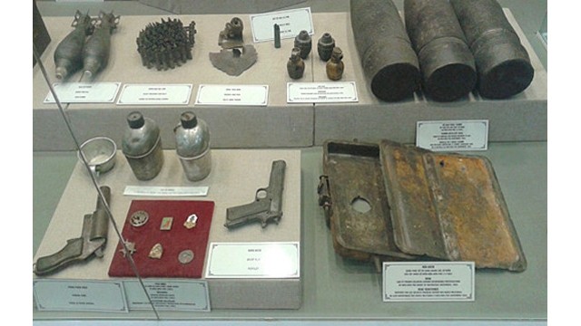 Les objets sont exposés au Musée de la victoire de Diên Biên Phu. Photo: vov.vn