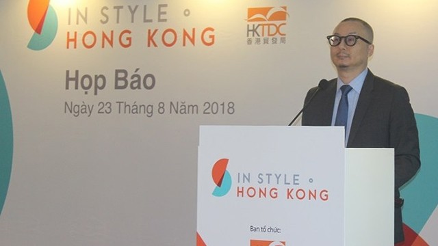 Peter Wong, directeur régional de HKTDC pour l’Asie du Sud-Est et l’Asie du Sud. Photo: baomoi.com
