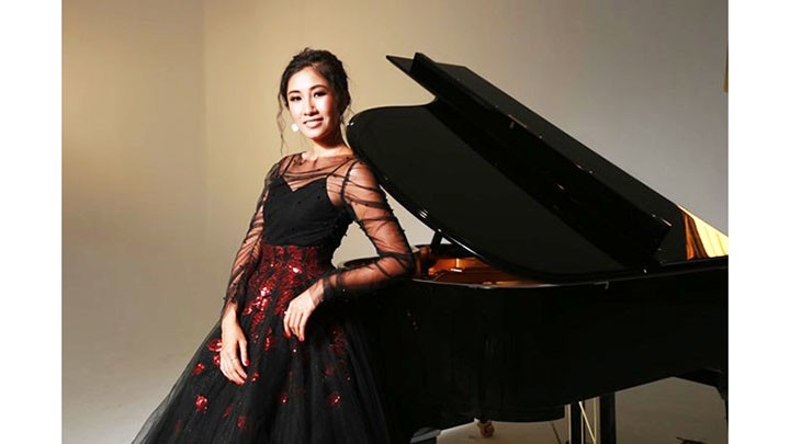 La pianiste australienne d’origine vietnamienne Nguyen Van Anh. Photo : VNA