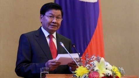 Le PM laotien Thongloun Sisulith. Photo : VNA.