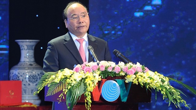 Le Premier ministre Nguyên Xuân Phuc prend la parole. Photo : Trân Hai/NDEL