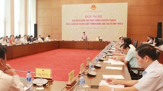 Conférence des députés à plein temps de l'AN, le 6 septembre à Hanoi. Photo : VOV.