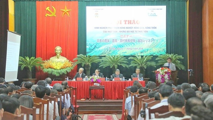 Atelier « Expérience du développement agricole, des agriculteurs et des zones rurales au Japon - leçons de la réalité ». Photo : Danviet.vn
